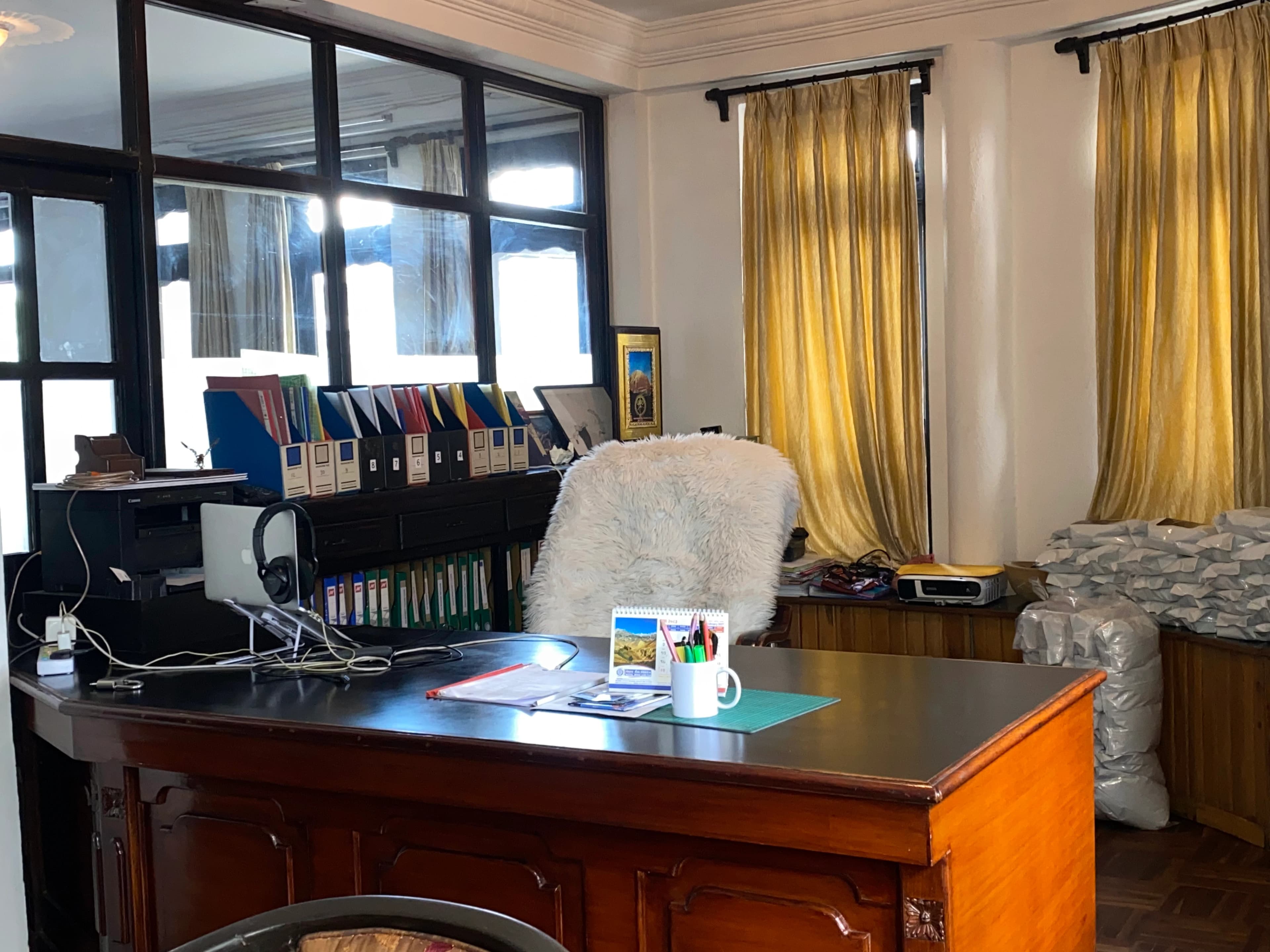 Chair of Jyoti Adhikari at Rato Ghar