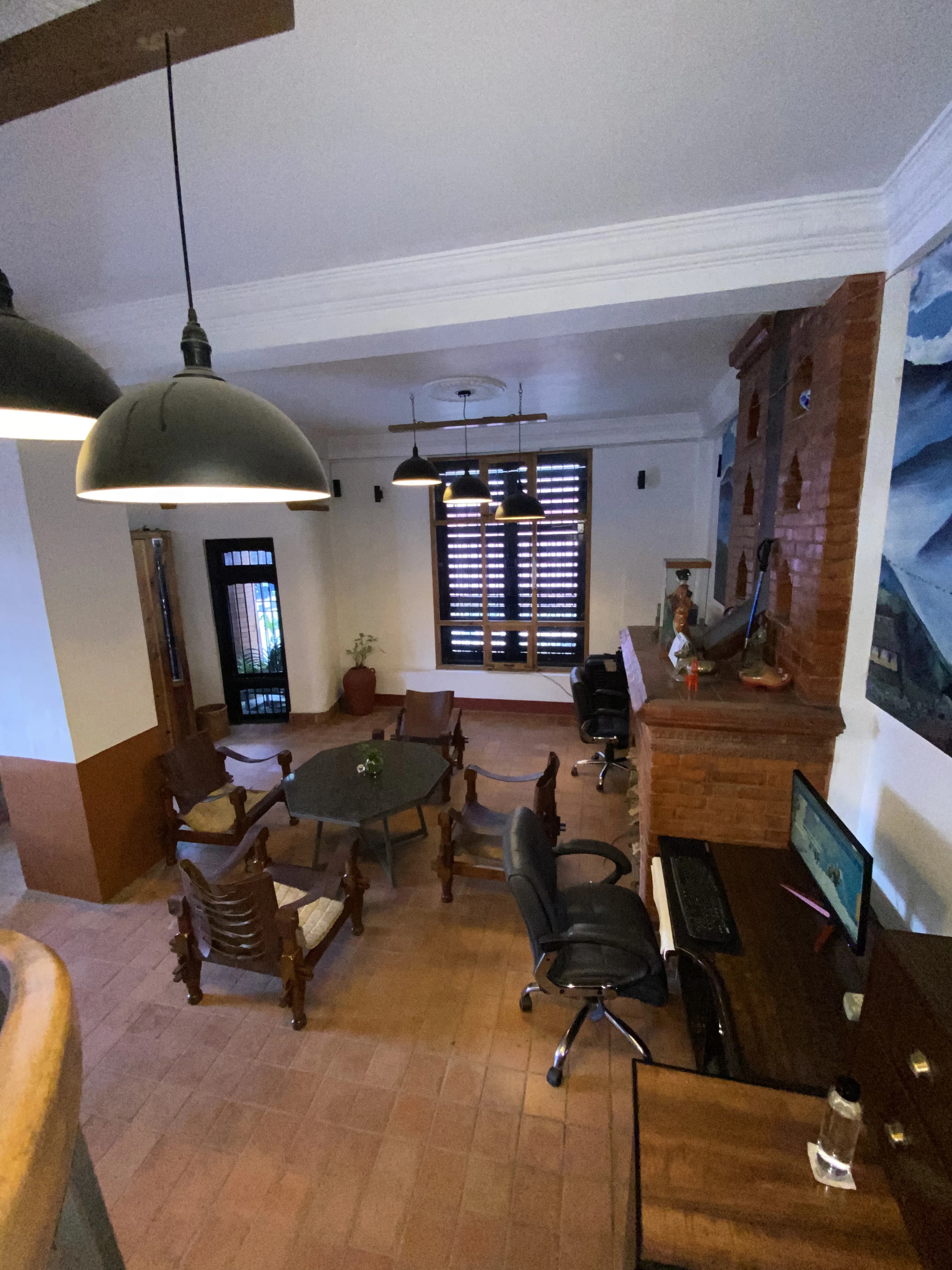 Comfortable living room area in Rato Ghar